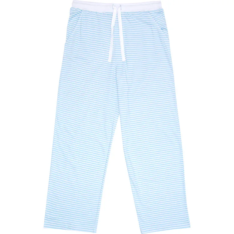 Men's Sky Blue Jersey Pj Pants