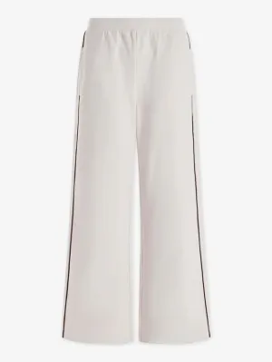 Varley Brushed Rib Wide Leg Pant 28 - Cement Marl/Bitter Chocolate